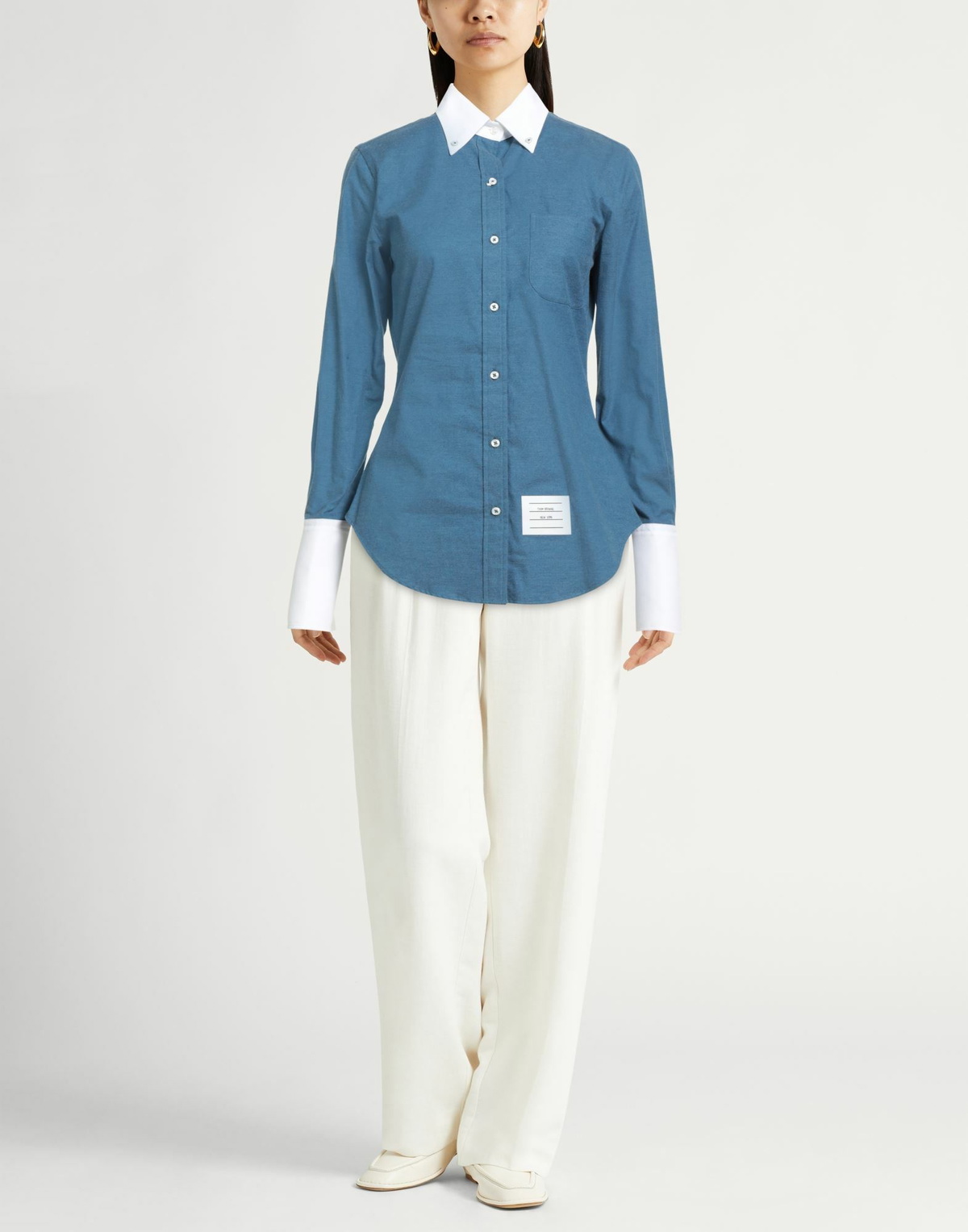 Thom Browne Womens Shirt in Blue