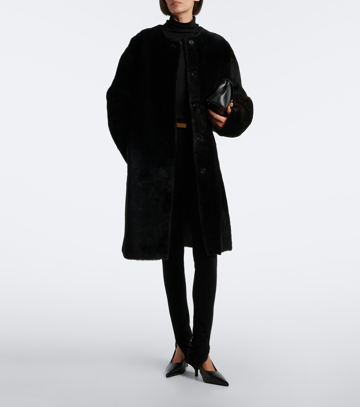 Loulou de Saison Elba reversible shearling coat