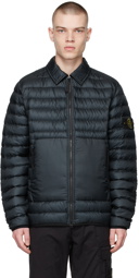 Stone Island Navy Down Bio-Based Jacket