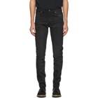 Nudie Jeans Black Lean Dean Jeans