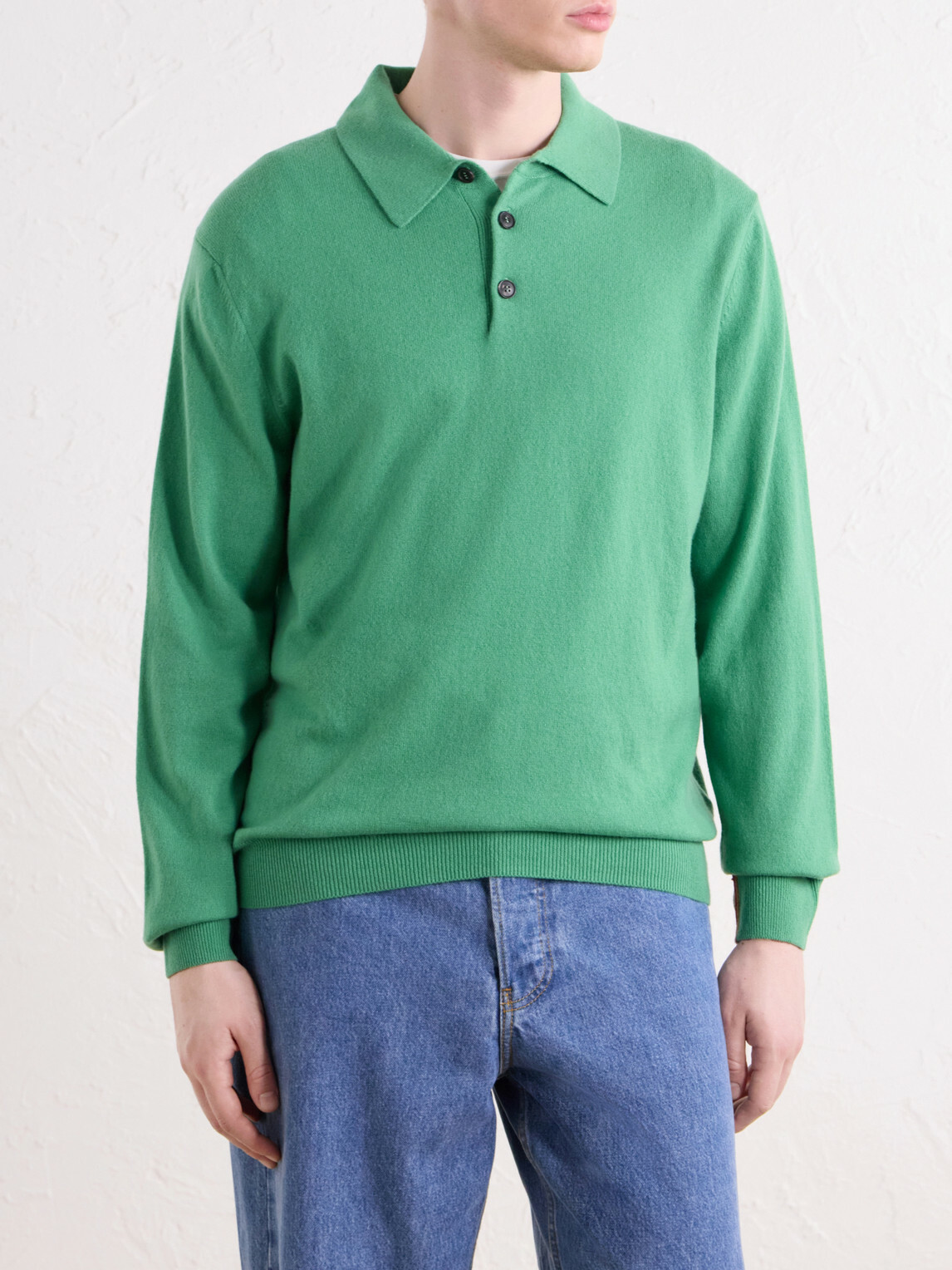 Paul Smith - Cashmere Polo Sweater - Green