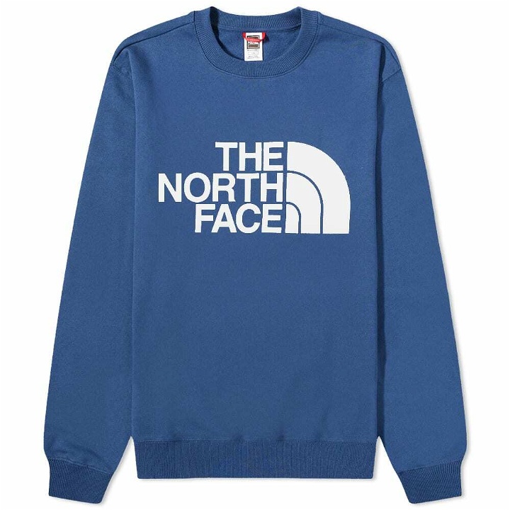 Photo: The North Face Men's Standard M Crew Sweat in Shady Blue