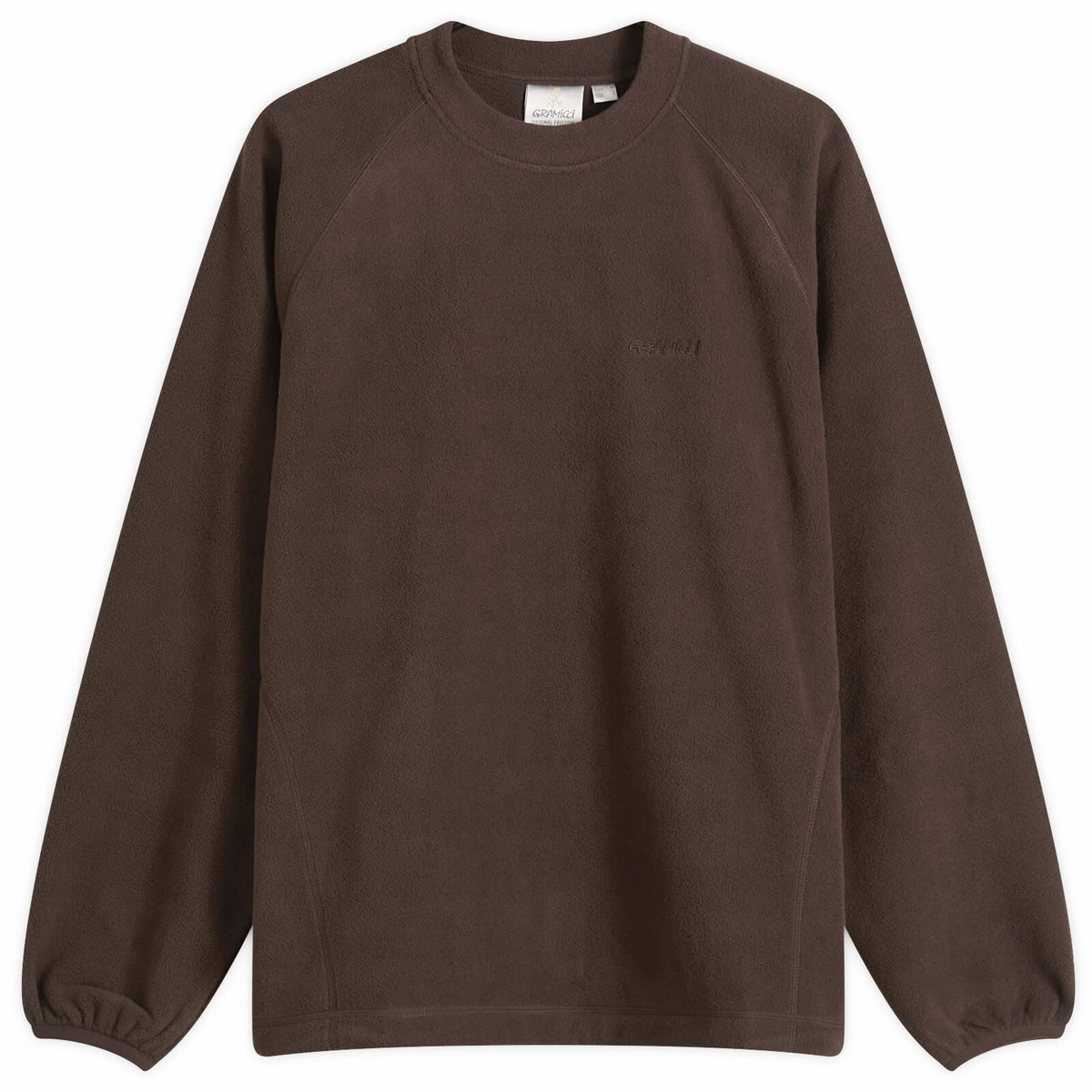 Gramicci Women's Thermal Fleece Crew in Tobacco