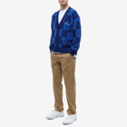 Tommy Jeans Men's Checkerboard Cardigan in Blue