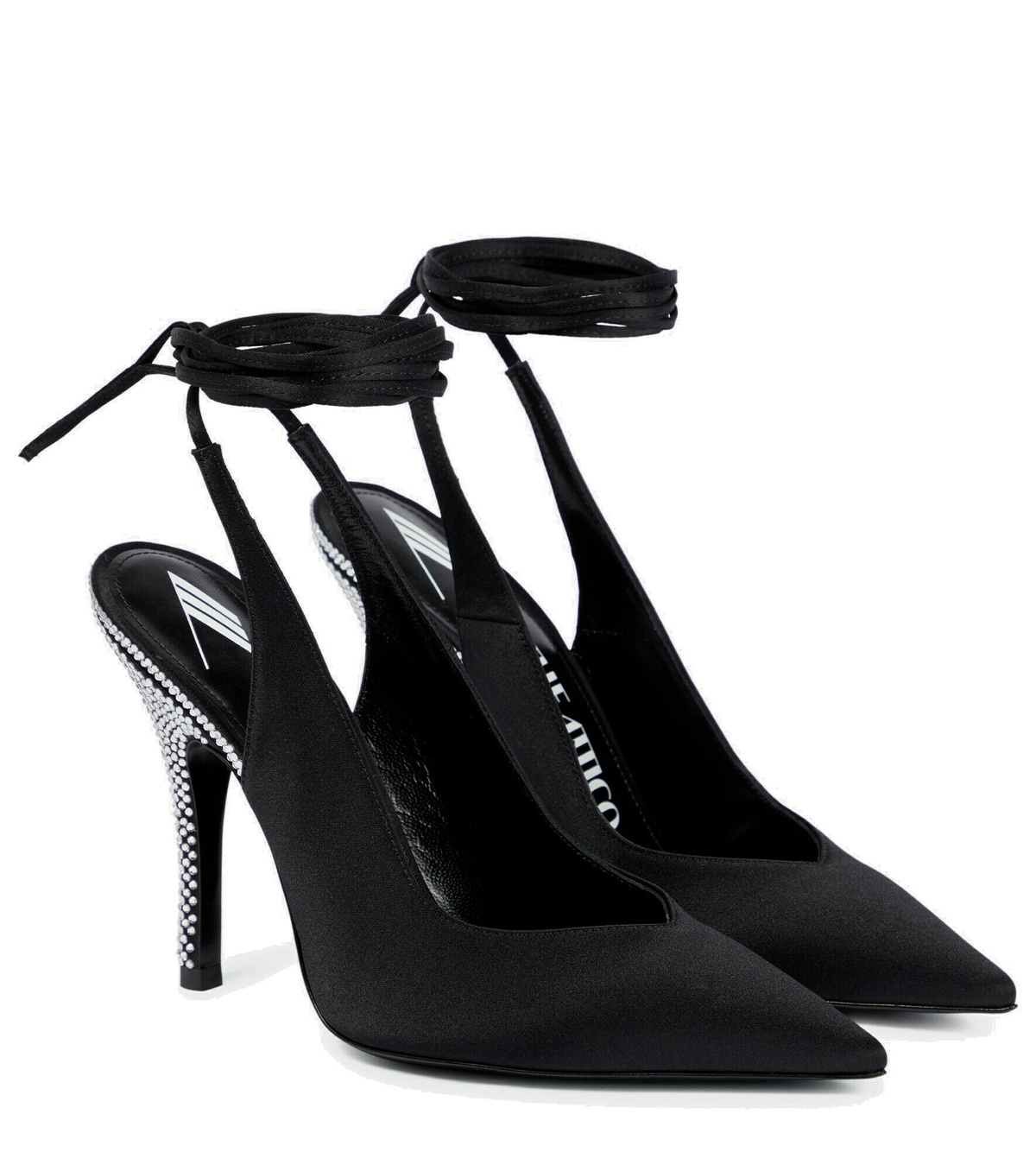 スニーカー THE ATTICO Women Sneakers 242WS627L081 THE ATTICO DONNA Blac The Attico - Venus embellished slingback pumps The Attico