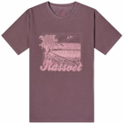 PACCBET Men's Miami T-Shirt in Burgundy