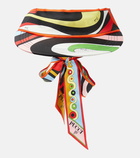 Pucci - Printed silk twill visor