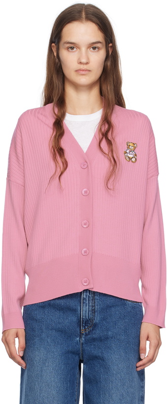 Photo: Moschino Pink Teddy Bear Cardigan
