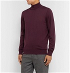 Dunhill - Merino Wool Rollneck Sweater - Burgundy