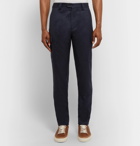 Brunello Cucinelli - Wool-Flannel Cargo Trousers - Men - Navy