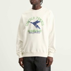 Diadora Men's x Palmes Legacy Crew Sweat in Snow White