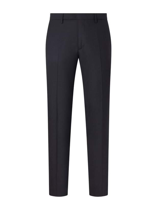 Photo: Boglioli - Straight-Leg Wool Suit Trousers - Black
