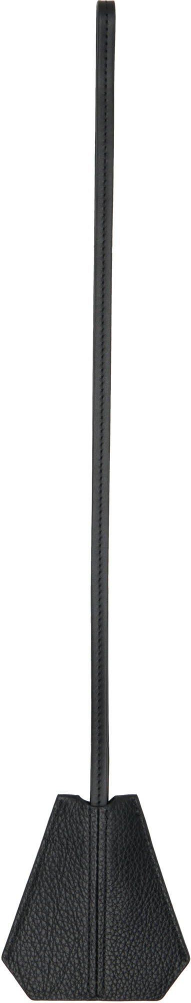 Maison Margiela Black Leather Lanyard Keychain