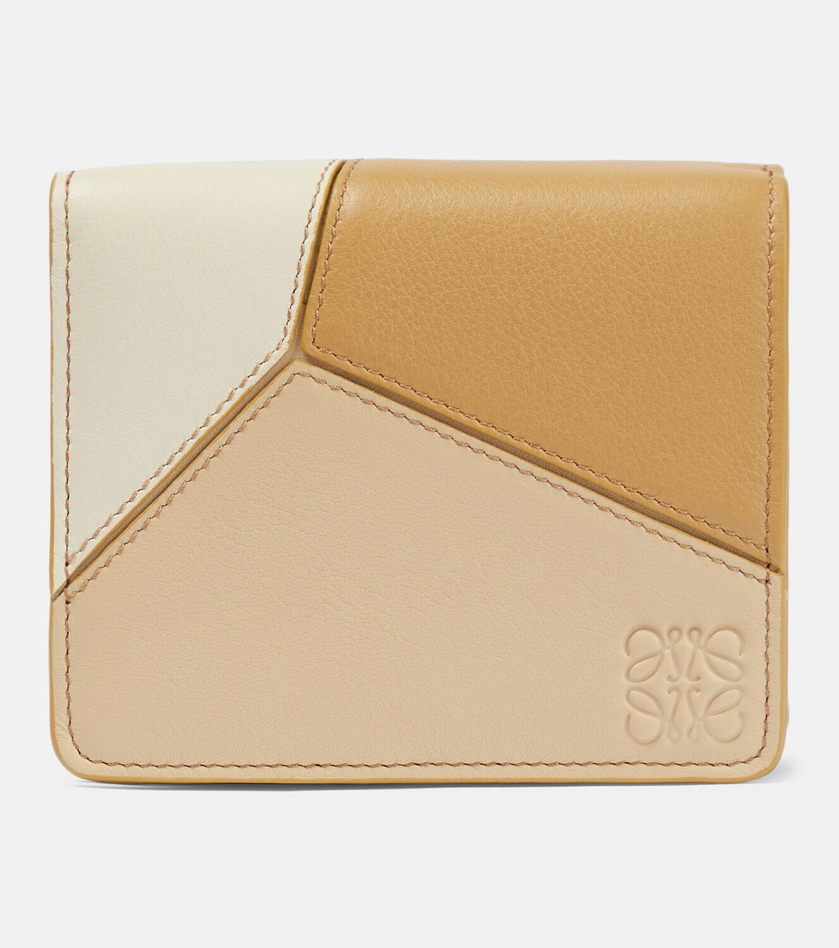 財布・小物その他 Loewe Textured Leather Wallet With Minimalist Design Loewe Puzzle Compact leather wallet Loewe