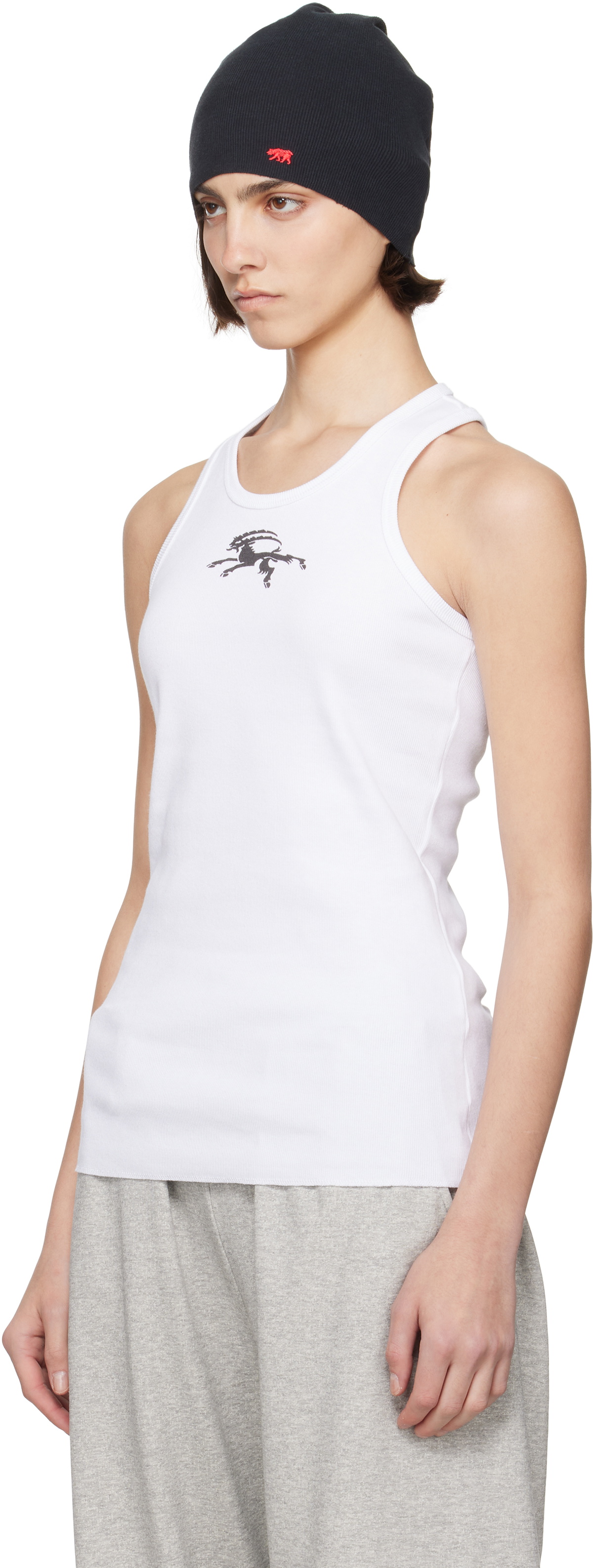 Prototypes White Goat Tank Top