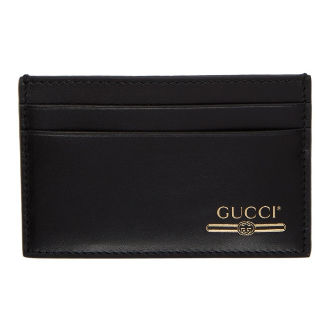 Photo: Gucci Black Logo Card Holder