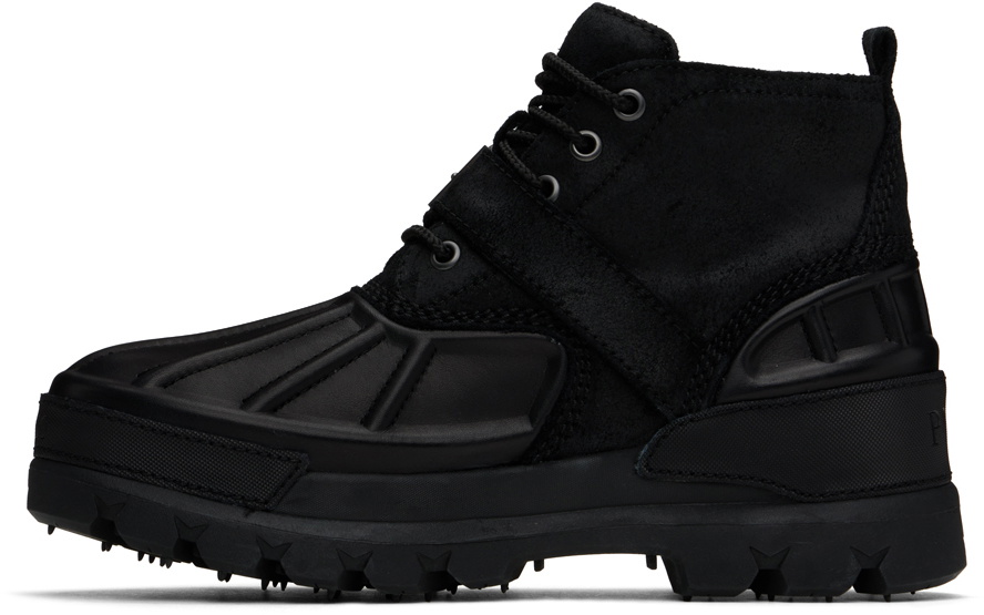 Polo Ralph Lauren Black Oslo Low Boots Polo Ralph Lauren