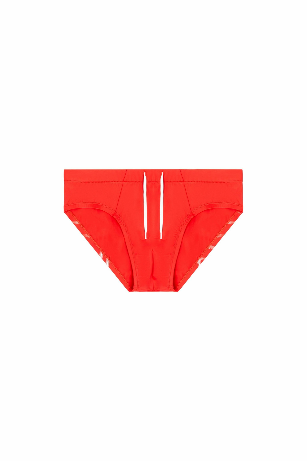 Diesel Lycra swimsuit with back logo - Swim briefs Mens in Red