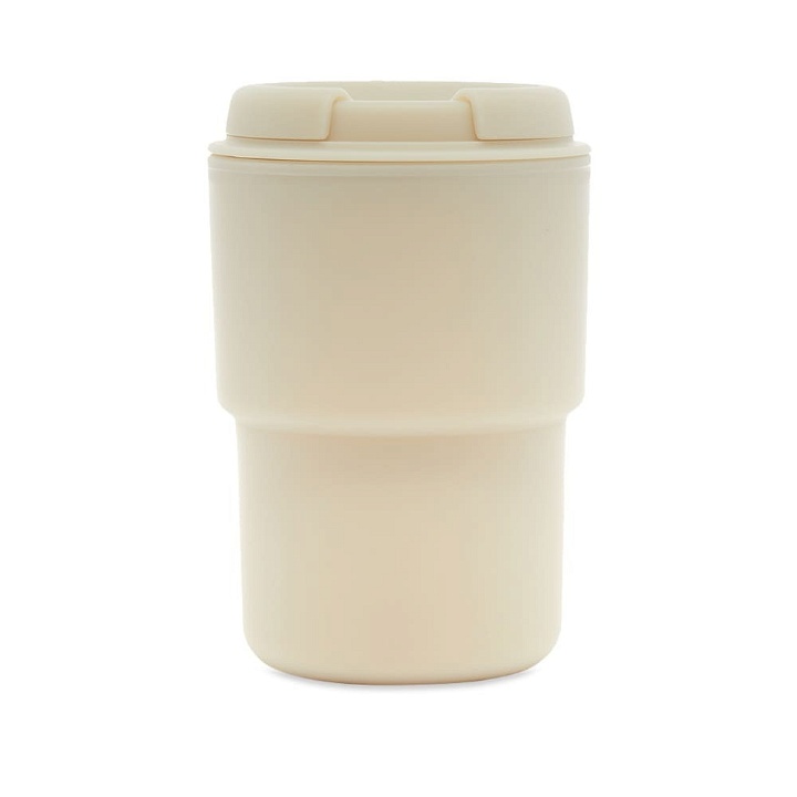 Photo: Rivers Wallmug Demita Double Walled Reusable Coffee Cup in Beige 290ml