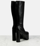 Balenciaga - Camden platform leather knee-high boots