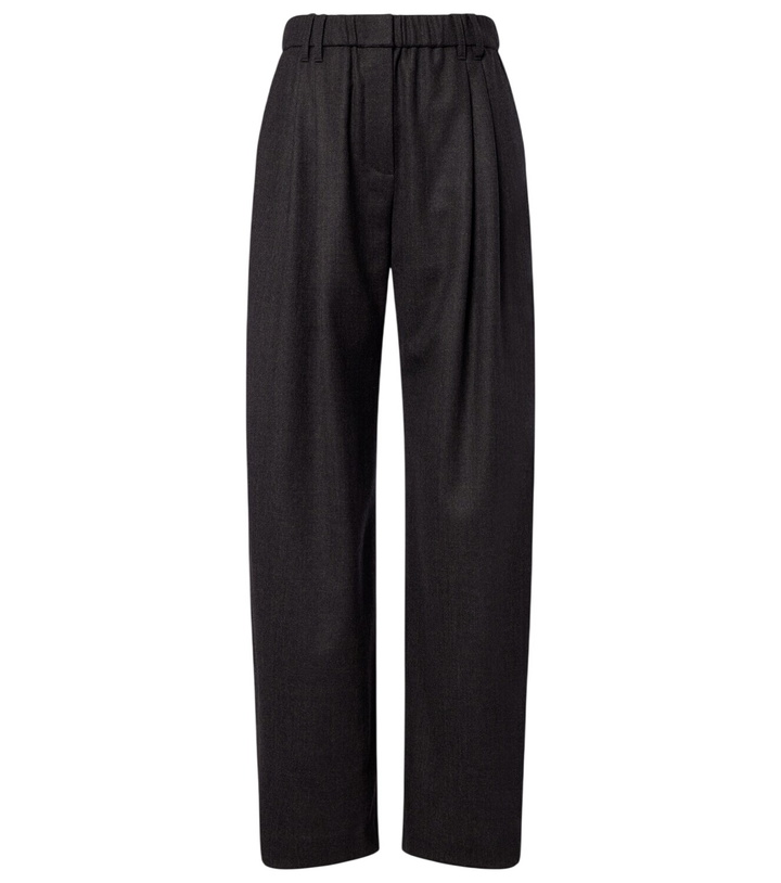 Photo: Brunello Cucinelli Monili virgin wool wide-leg pants