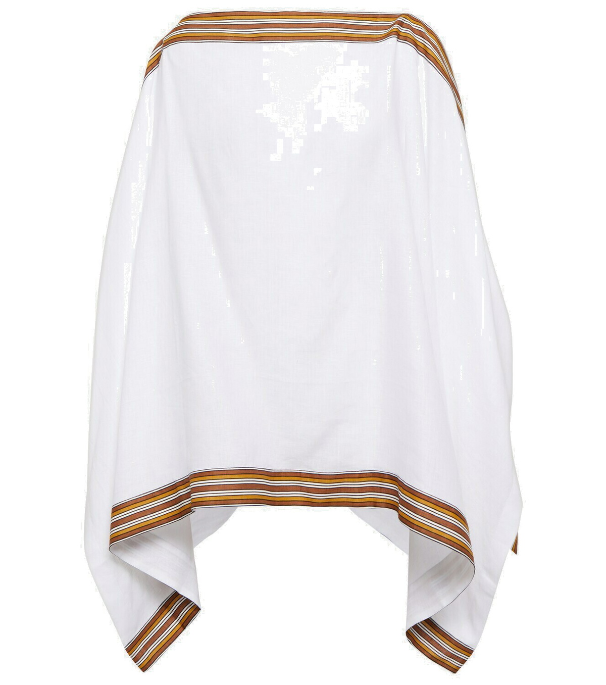 Loro Piana The Suitcase Stripe silk and cashmere cape Loro Piana