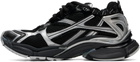 Balenciaga Black & Silver Runner Sneakers