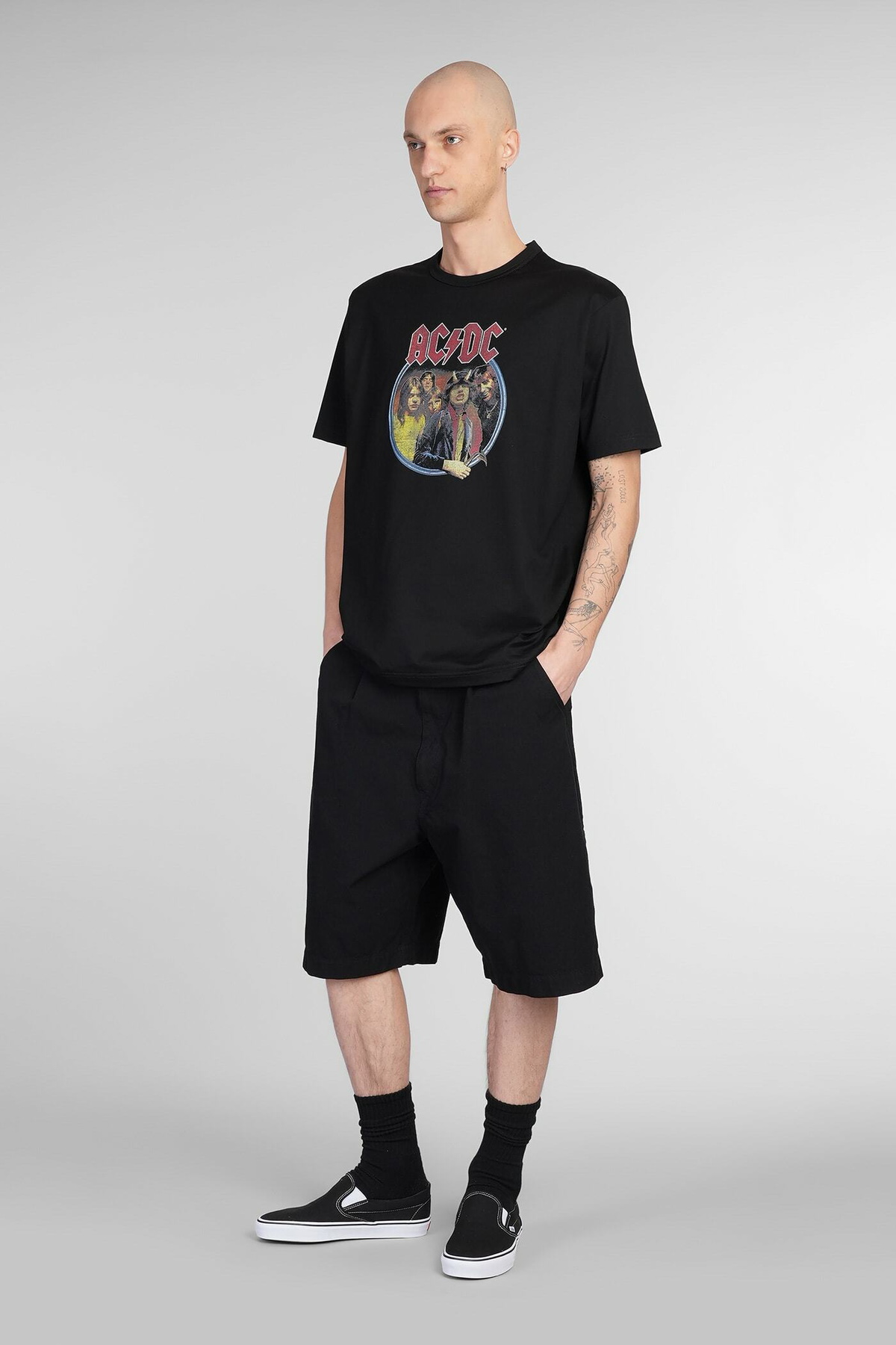 Junya Watanabe Shorts In Black Nylon Junya Watanabe