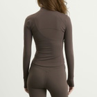 TALA Women's DayFlex Zip Through Running Jacket in Deep Taupe