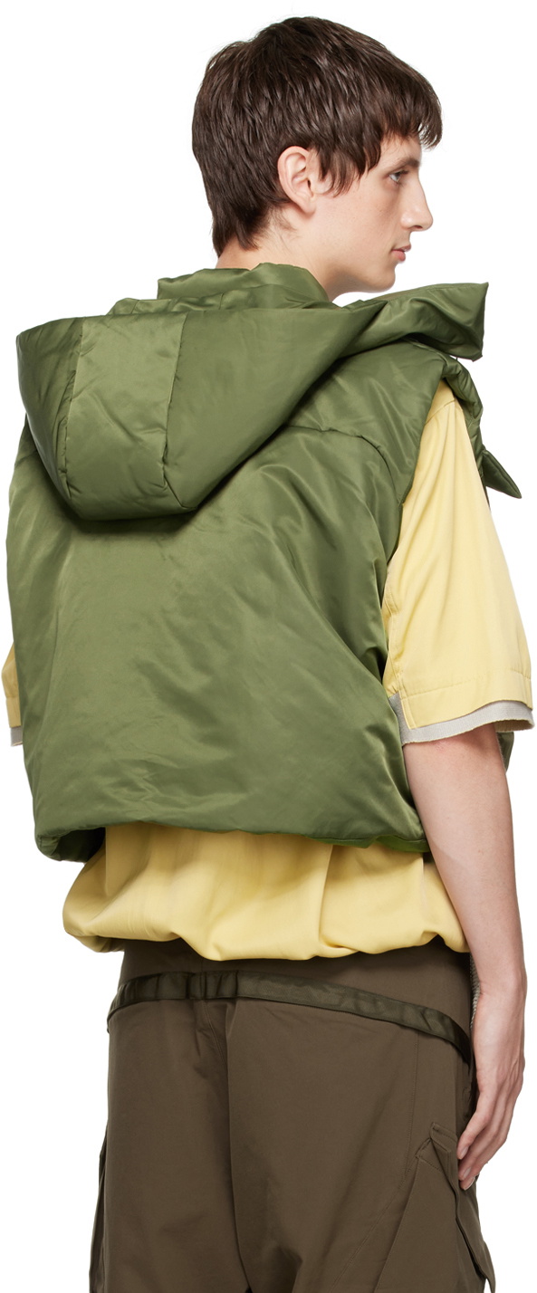 SPENCER BADU Khaki Cargo Vest