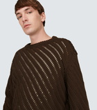 Lemaire - Openwork cotton-blend sweater