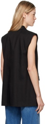 FRAME Black Oversized Vest