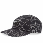 Neighborhood Men's Spiderweb Dad Cap in Black