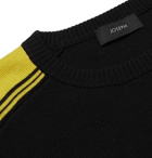 Joseph - Striped Wool Sweater - Men - Black