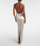 Ralph Lauren Collection Corra halterneck satin gown