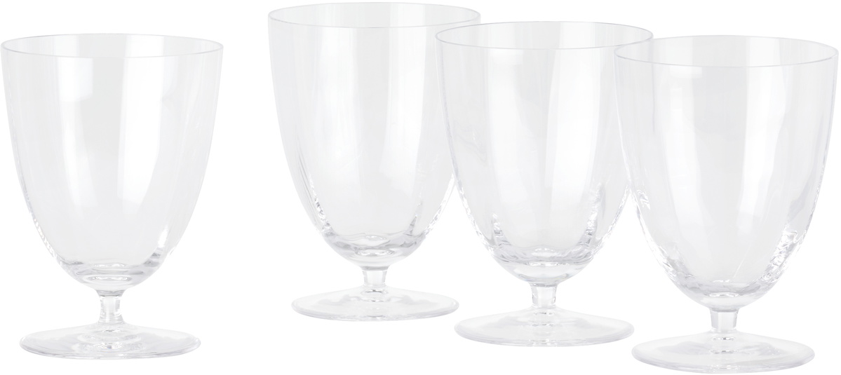 L'OBJET Iris Water Glasses Set, 4 pcs