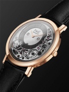 Piaget - Altiplano Ultimate Automatic 41mm 18-Karat Rose Gold and Leather Watch, Ref. No. G0B43120