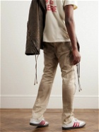 Gallery Dept. - Hollywood BLV 5001 Straight-Leg Paint-Splattered Distressed Jeans - Neutrals