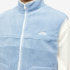 Checks Downtown Men's Alpine Fleece Vest in Sky Blue