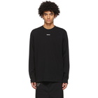 Ambush SSENSE Exclusive Black XL Logo Long Sleeve T-Shirt