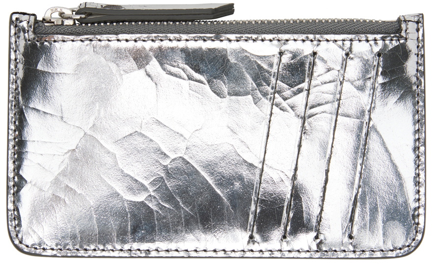 Maison Margiela Silver Mirror Card Holder Maison Margiela