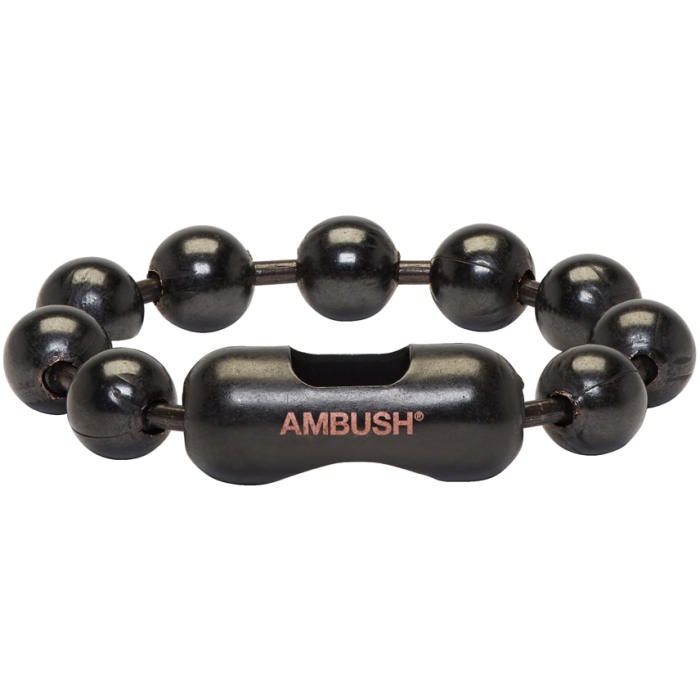 Photo: Ambush Black Limited Edition Classic Chain 4 Bracelet