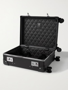 GLOBE-TROTTER - No Time to Die 18 Leather-Trimmed Carbon Fibre Carry-On Suitcase" - Black