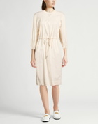 Peserico Womens Midi dress Cream