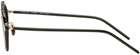 YUICHI TOYAMA. SSENSE Exclusive Black Janome Sunglasses