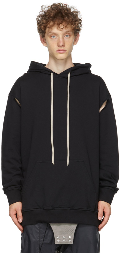 Photo: Rick Owens Black Champion Edition Jumbo Hoodie