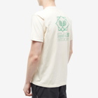 Sporty & Rich Men's NY Racquet Club T-Shirt in Cream/Verde