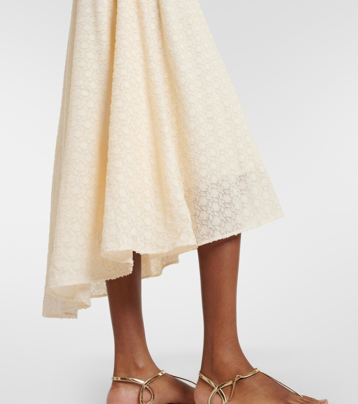 Eres Confidentielle silk and cotton midi dress