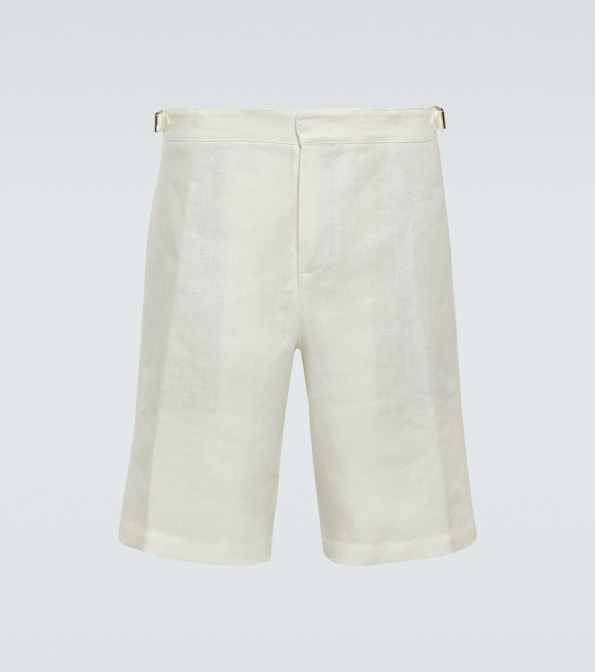 Loro Piana Majuro Bermuda linen shorts