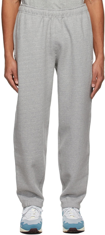 Photo: Nike Grey Solo Swoosh Heavyweight Lounge Pants